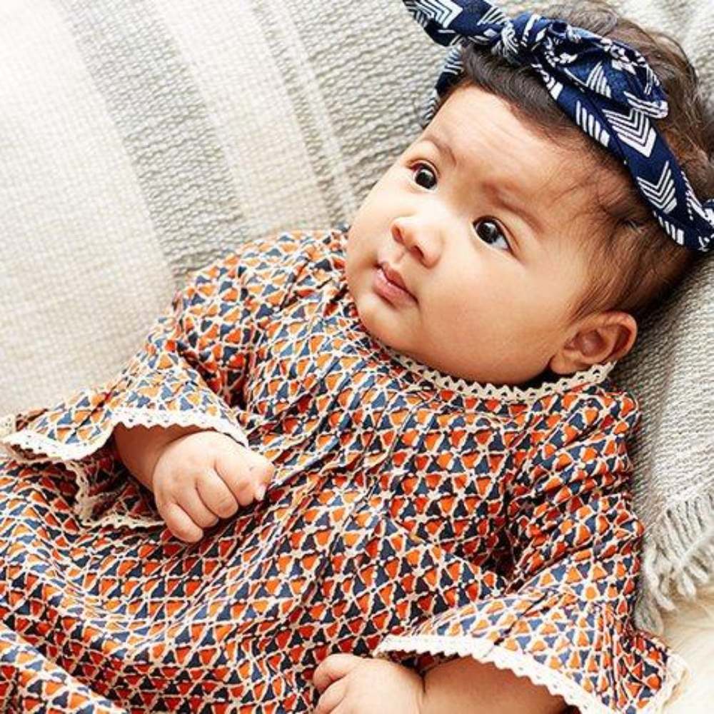 NEW Boho Kids Abstract Shift Dress w/ Diaper Cover
